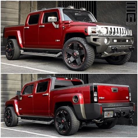 Hummer H3t Customized With Smoked Lights Full Exhaust System And 22