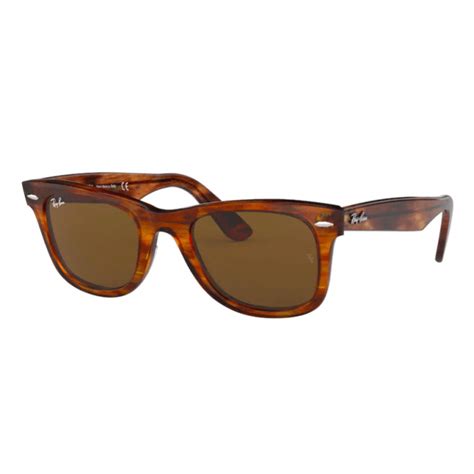 sunglasses ray ban original wayfarer rb2140 954 brown 50 22 buy online at lensvision ch