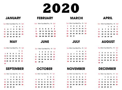 Printable 2020 Calendar Online Free Printable Calendar Templates Printable Calendar Design