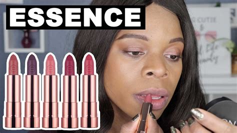 Essence This Is Nude Lipstick Collection Puckerupbabe Youtube