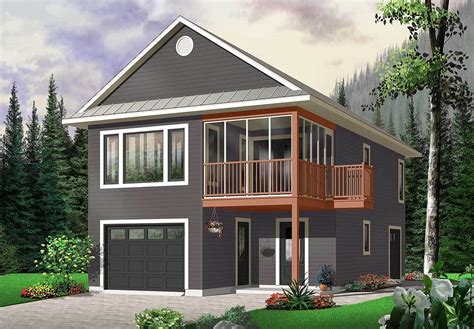 Two Bedroom Carriage House 21205dr Architectural Designs House Plans
