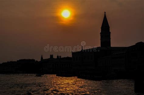 Sunset Over San Marco In Venice Stock Image Image Of Marco Italian 130472321