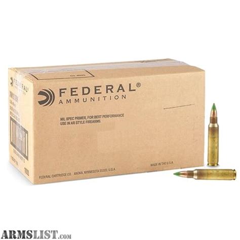 Armslist For Sale Federal Xm855 556 Green Tip