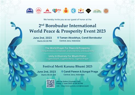 2nd Borobudur International World Peace And Prosperity Event 2023