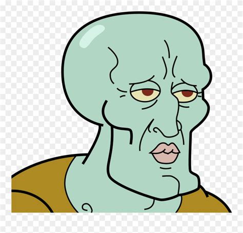 Download Handsome Squidward Clipart Handsome Squidward Png On Itl Cat