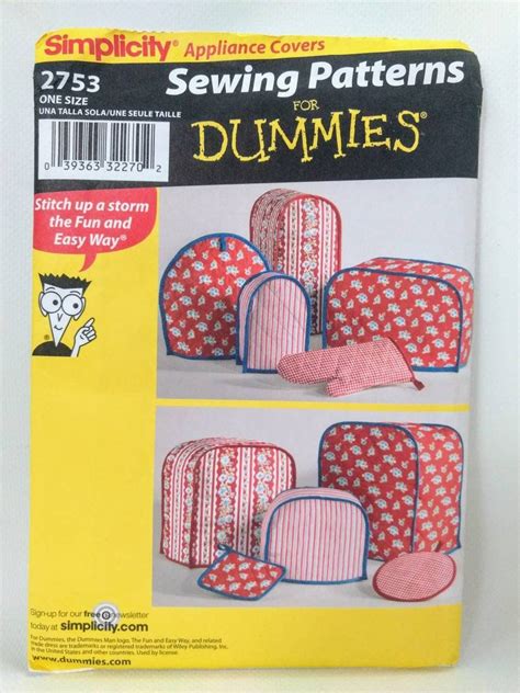 Kitchen Sewing Patterns For Dummies Appliance Covers Etsy Sewing