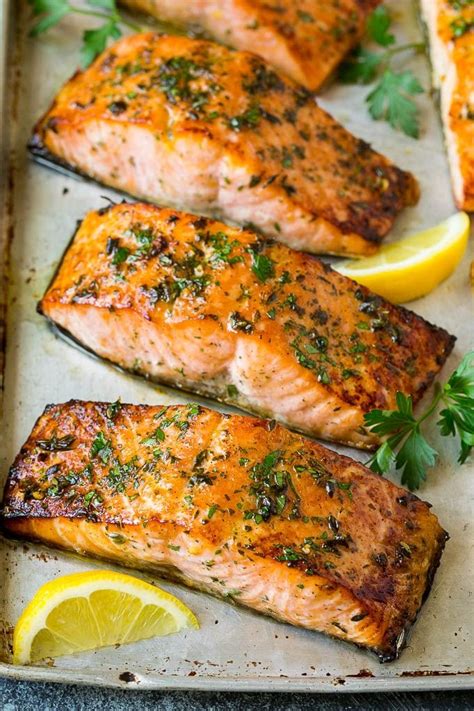 Place salmon pieces in the baking dish in a single layer. Broiled Salmon Fillets (Dinner at the Zoo) | Broiled ...
