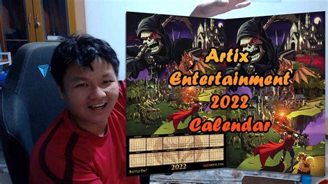 Artix Entertainment Heromart 2022 Calendar Showcase Adventure Quest
