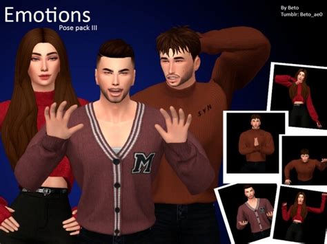 Emotions Iii Pose Pack By Betoae0 At Tsr Sims 4 Updates