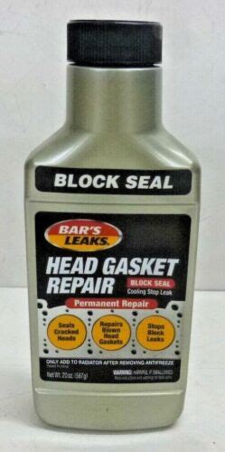 New Bars Leaks Head Gasket Repair 20oz 1100 46087011003 Ebay