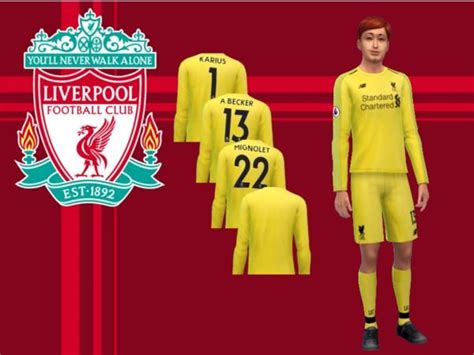 Rjg811s Liverpool Fc Goalkeeper Jersey In 2024 Sims 4 Sims 4