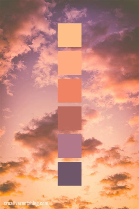 Atardecer Sunset Color Palette Sunset Palette Color Palette Design