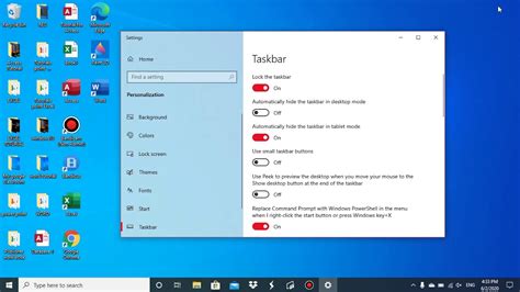 Original Setup Windows 10 Taskbar