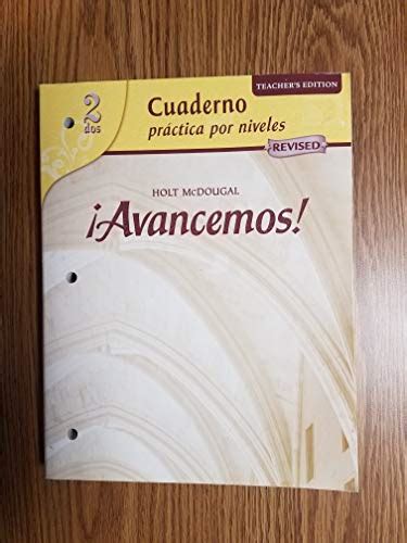 Cuaderno Practica Por Niveles Workbook Avancemos Level 2 Spanish