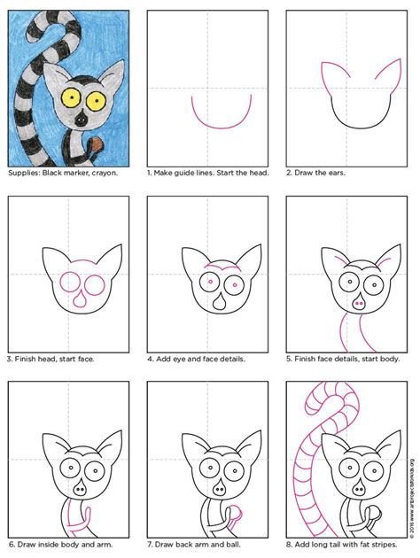 Https://techalive.net/draw/how To Draw A Lemur