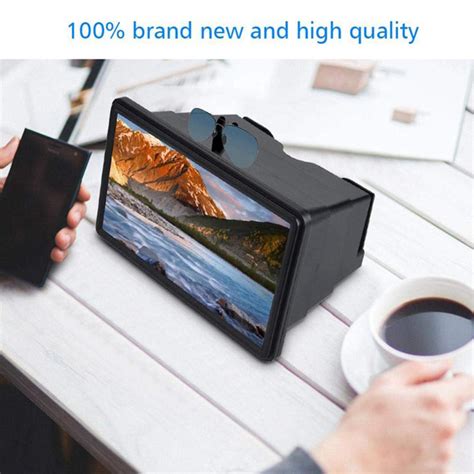 3d Mobile Phone Screen Magnifier Stereoscopic Hd Amplifying Stand Movie
