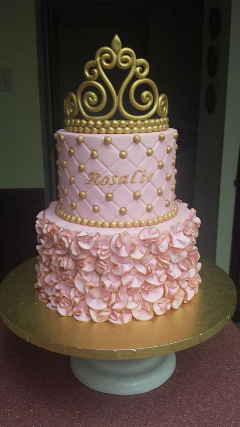 Enough about that, here is how i made the royal baby shower cake with a crown tutorial. Little Princess Baby Shower Cake - CakeCentral.com