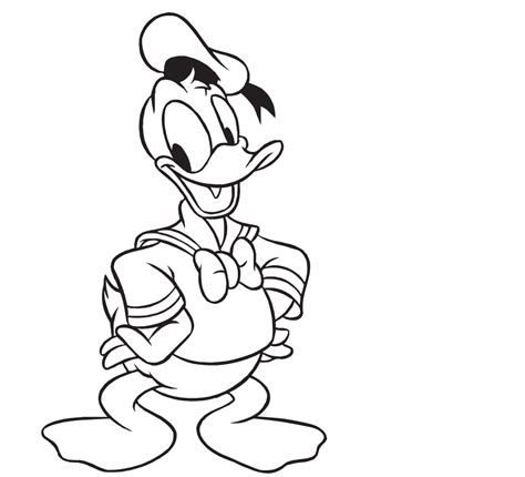 Donald Duck Drawing Skill