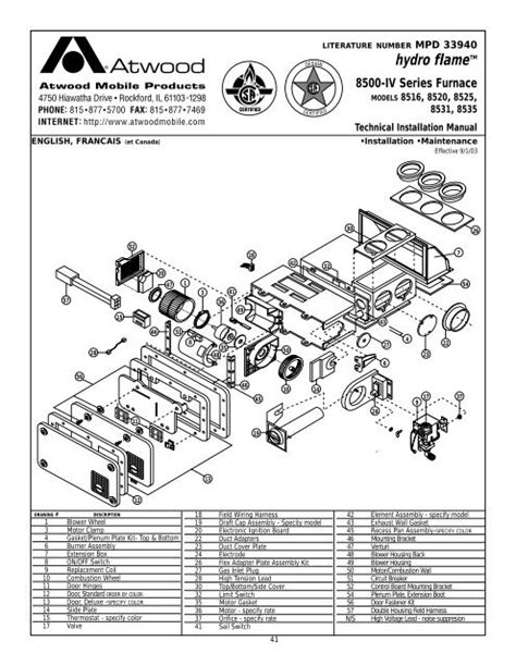This way if your color codes don't match the normal code as. Rv Furnace Wiring Diagram - Complete Wiring Schemas
