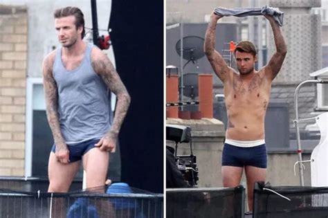 David Beckham Body Double In Naked Pictures And Video For Handm Advert