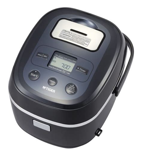 Jbx A Series Black Micom Rice Cooker With Healthy Tacook Cooking Plate