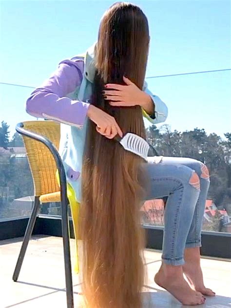 Video Extreme Rapunzel Hair Outdoor Realrapunzels