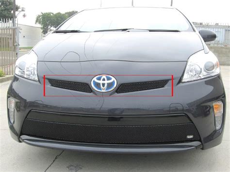 Buy 2012 2013 Toyota Prius Grillcraft Upper Black 2pc Grille Insert Mx