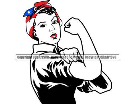 Puerto Rico Rican Strong Woman Flex Flexing Muscle Bicep Etsy