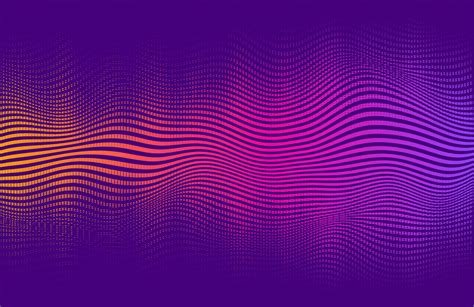 Wavy Halftone Style Vibrant Gradient Design 1047844 Vector Art At Vecteezy