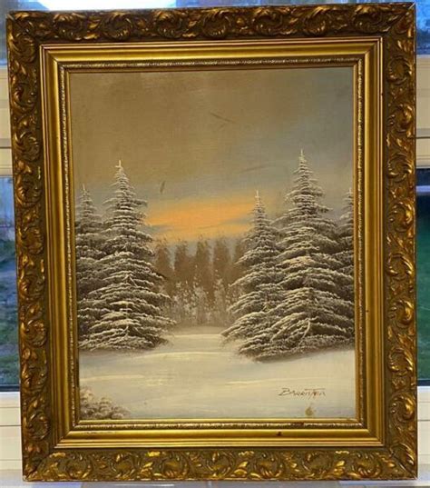 Winter Scene Oil Painting For Sale In Uk View 60 Ads