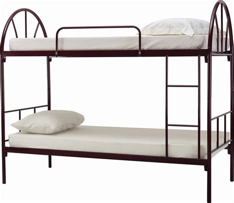 Arturo Douglas Single Size Double Decker Bed Frame Red Metal Bed