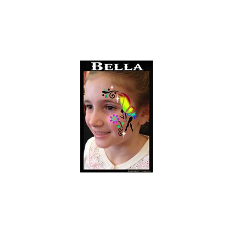 Profiles Face Painting Stencil Bella Show Offs Face Paint Supplies Perth
