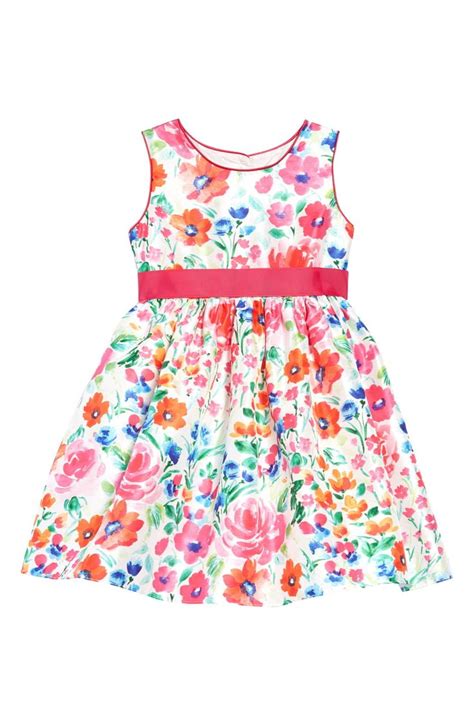 Frais Watercolor Garden Belted Party Dress Nordstrom Toddler Party