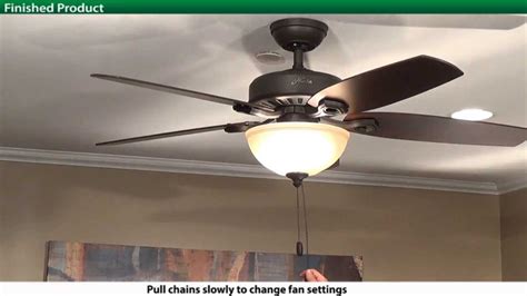 In warmer seasons the ceiling fan should turn counterclockwise to push cold air down. maxresdefault.jpg