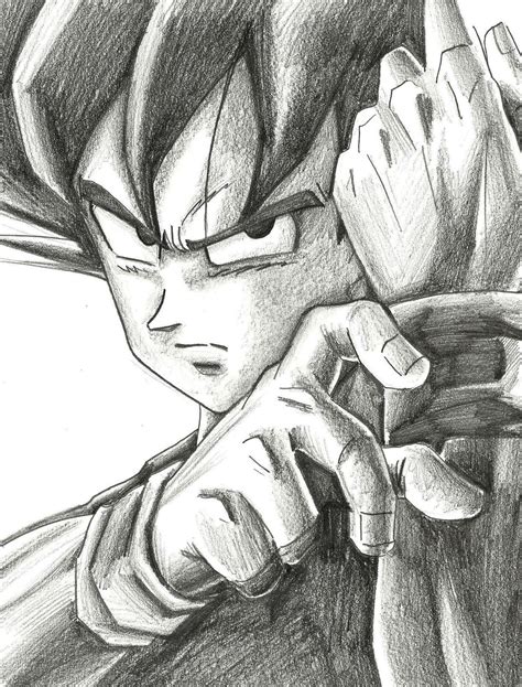 Descargar Imagenes De Dibujos Hechos A Lápiz Dibujos Chidos Goku A