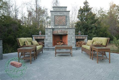 Outdoor Paver Fireplace Outdoor Stone Fireplace Kits Outdoor