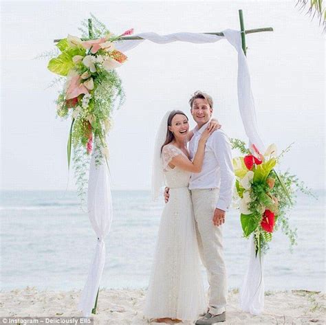 Food Blogger Ella Woodward Ties The Knot In Beachside Ceremony