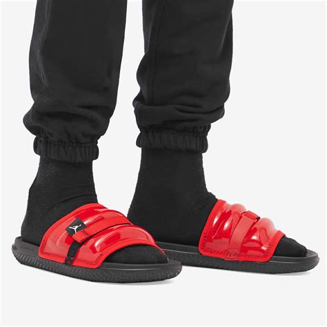 Air Jordan Super Play Slide University Red Black Pomegr End Ca