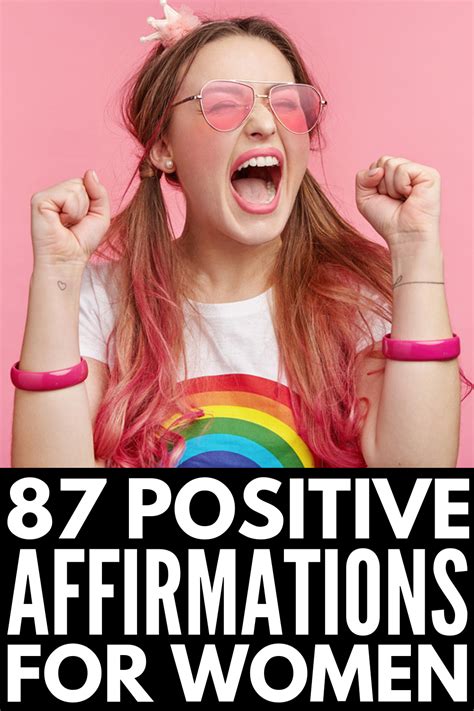 Positive Affirmations For Women From Boosting Your Self Esteem And