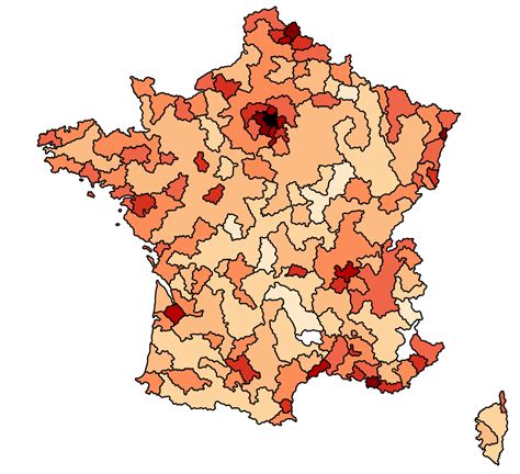 Population Density Of France 🇫🇷 Maps On The Web