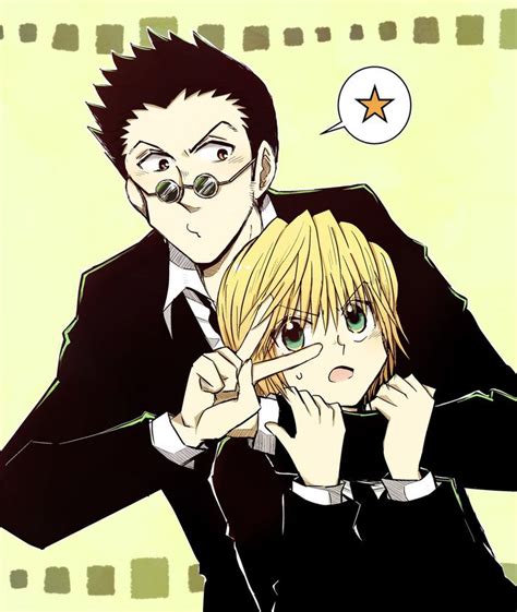 Two Anime Characters One With Blonde Hair And The Other Wearing Black