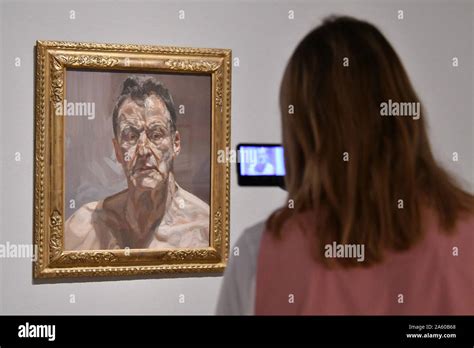 London Uk 23rd Oct 2019 Lucian Freud Reflection Self Portrait