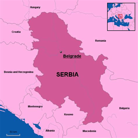 Albanien, kroatien, bosnien, montenegro, mazedonien. StepMap - Serbien_E - Landkarte für Europa