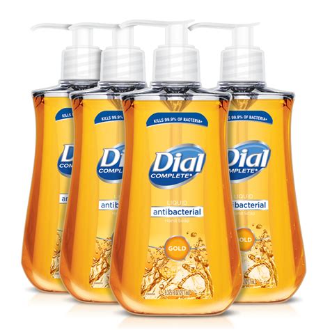 Pack Of 4 Dial Antibacterial Liquid Hand Soap Gold 9375 Ounce