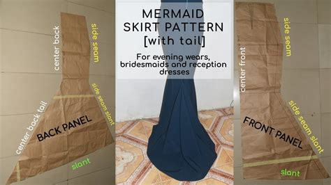 Make A Mermaid Skirt Free Sewing Pattern Tutorial Sew Guide Vlrengbr
