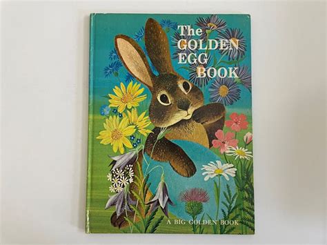 The Golden Egg Book 1971 A Big Golden Book Etsy Margaret Wise Brown