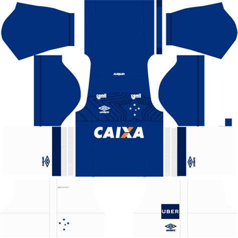 Kits de diferentes clubes y selecciones del mundo para dream league soccer y first touch soccer 15. Kit Cruzeiro para Dream League Soccer 2019 | 512x512 em PNG