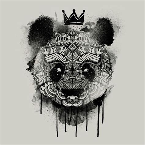 In conclusion, these panda wallpapers are very adorable and perfect for any use especially saving for your screens. Painted Tees — Design By Humans Blog | Panda tattoo, Panda ...