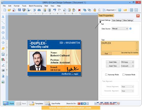 With card maker, you can easily design business card, greeting card, invitation card, holiday card, post card and more. ID Card Maker Software generates employee student visitor ...