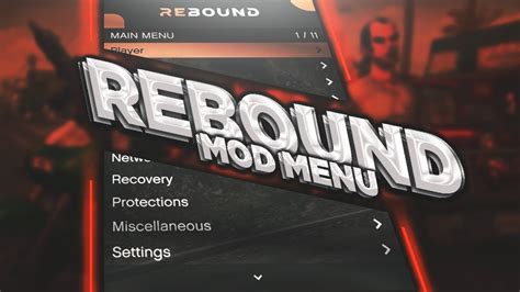 Rebound Mod Menu Showcase Gta Online Money Recovery Youtube